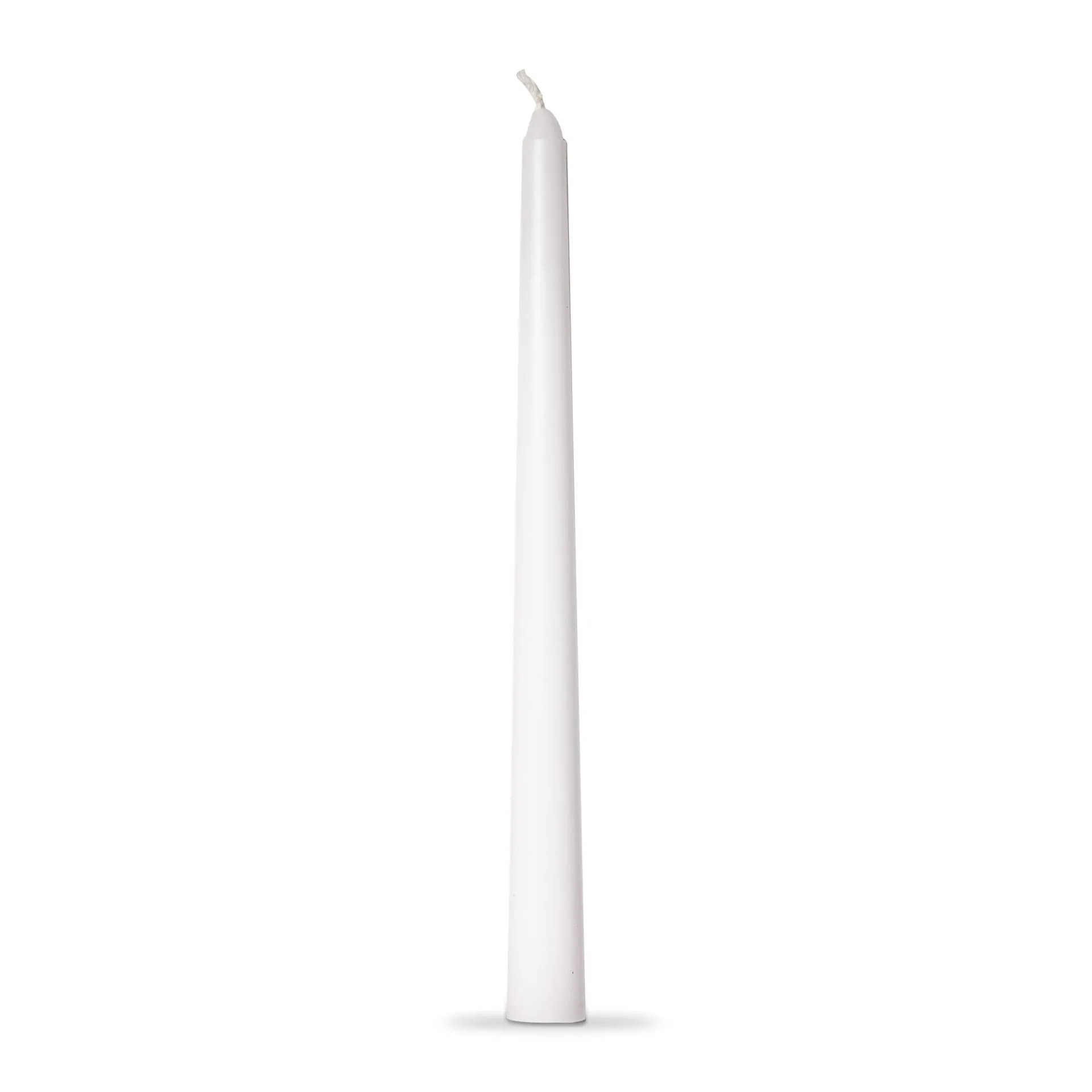 12" Taper White Candle