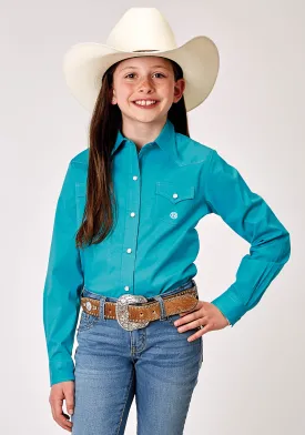1943 SOLID POPLIN STRETCH - TURQUOISE