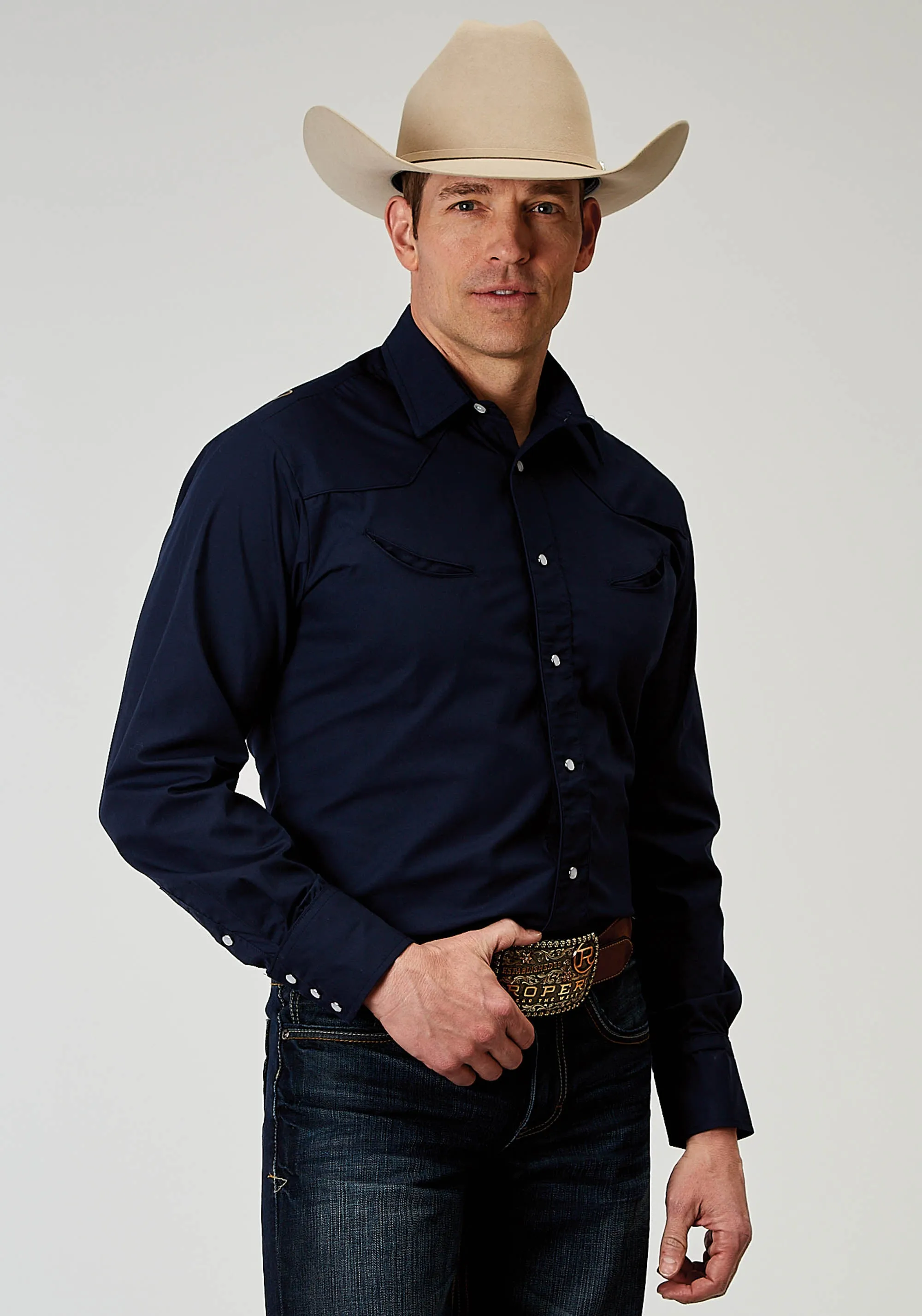 1985 SOLID BROADCLOTH - DEEP NAVY