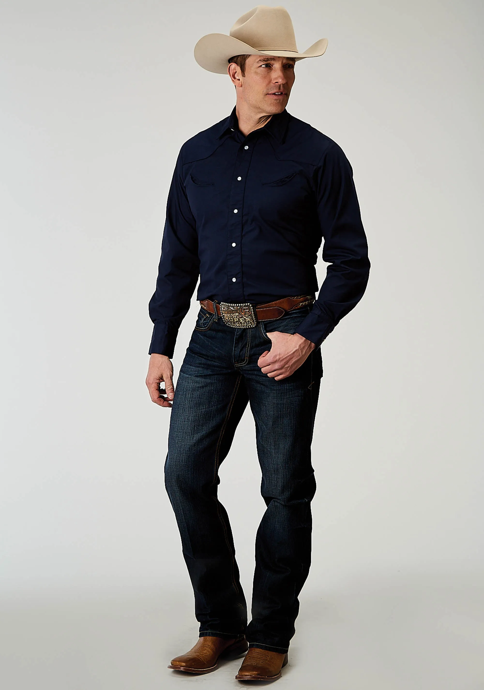 1985 SOLID BROADCLOTH - DEEP NAVY
