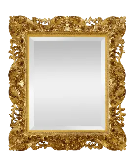 19th-Century Italian Giltwood Mirror