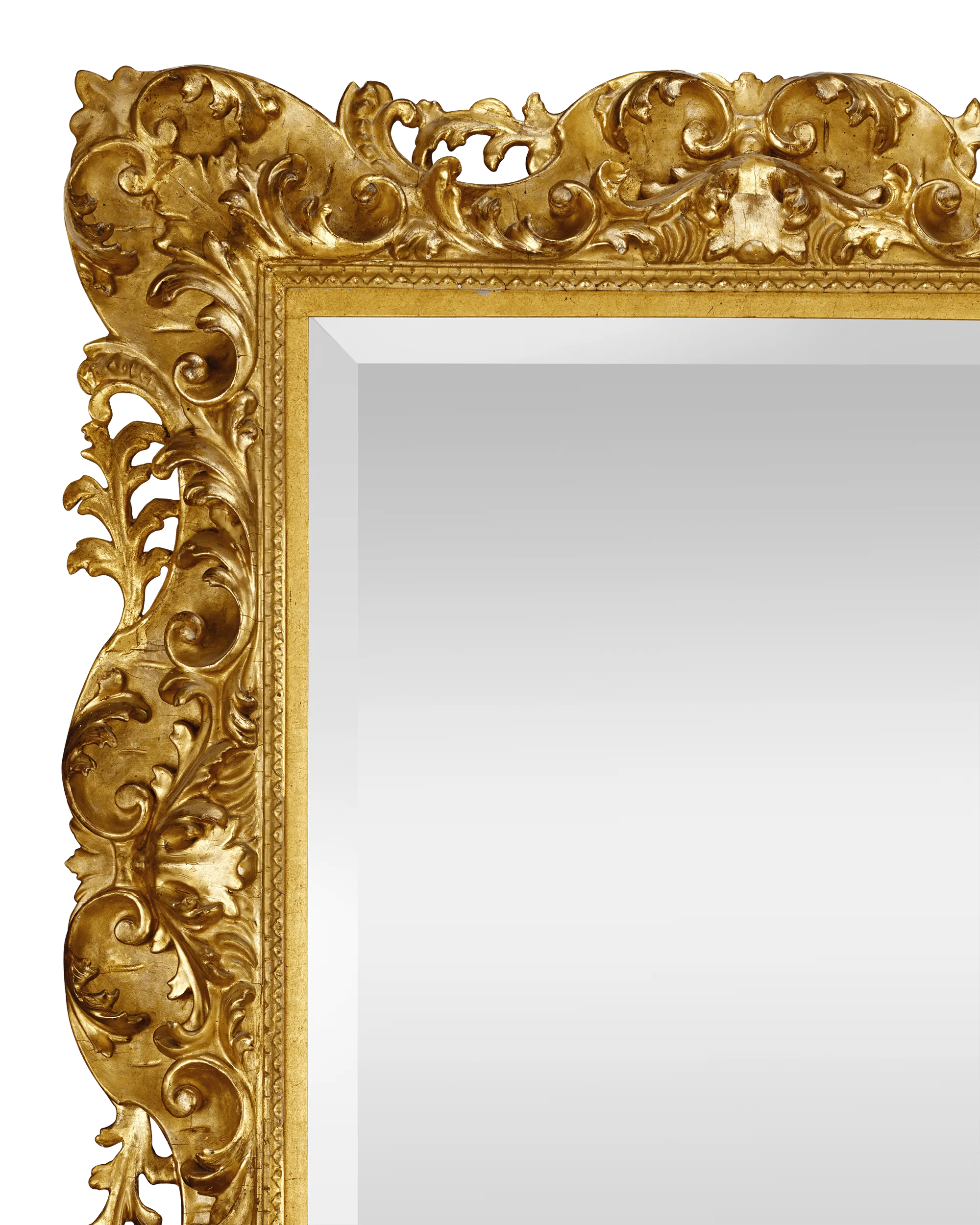 19th-Century Italian Giltwood Mirror