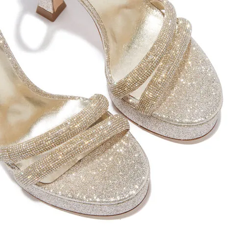 1L066V1001T0393B104 Donna Hollywood dazzle platform sandals