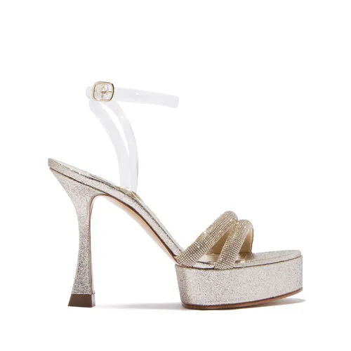 1L066V1001T0393B104 Donna Hollywood dazzle platform sandals