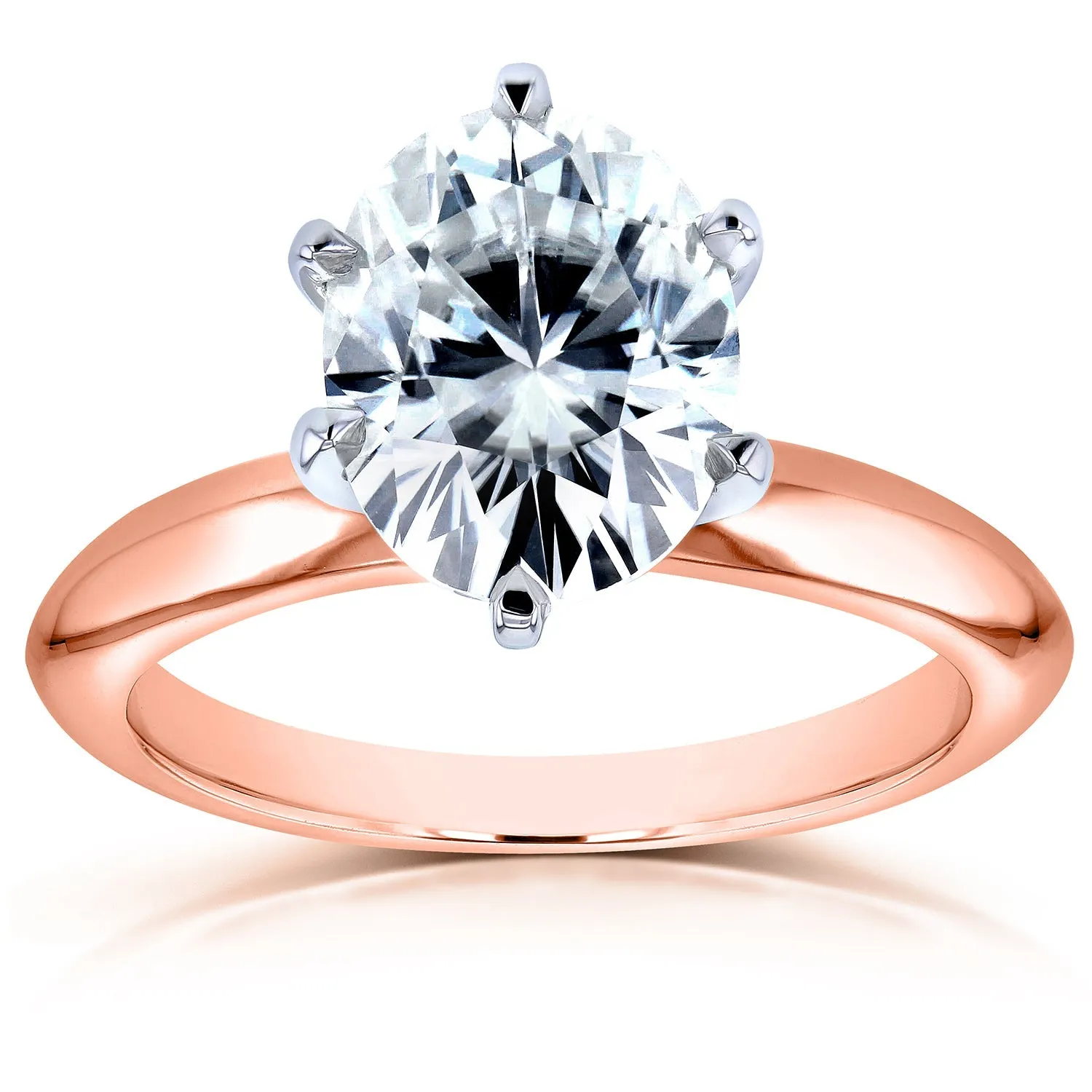 2.1ct Oval Knife-Edge Solitaire