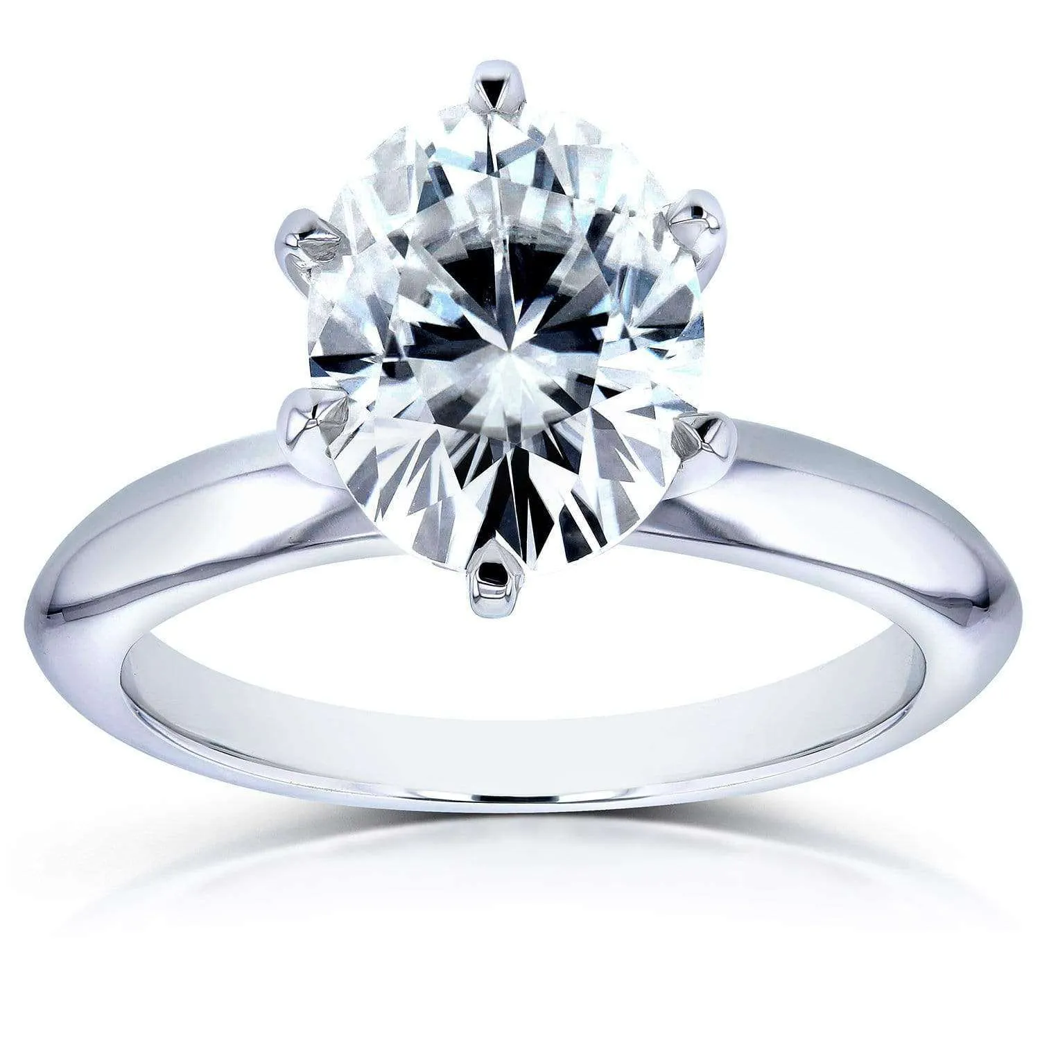2.1ct Oval Knife-Edge Solitaire