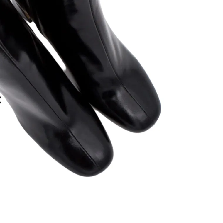 24537 Jamia Black Leather  Boot