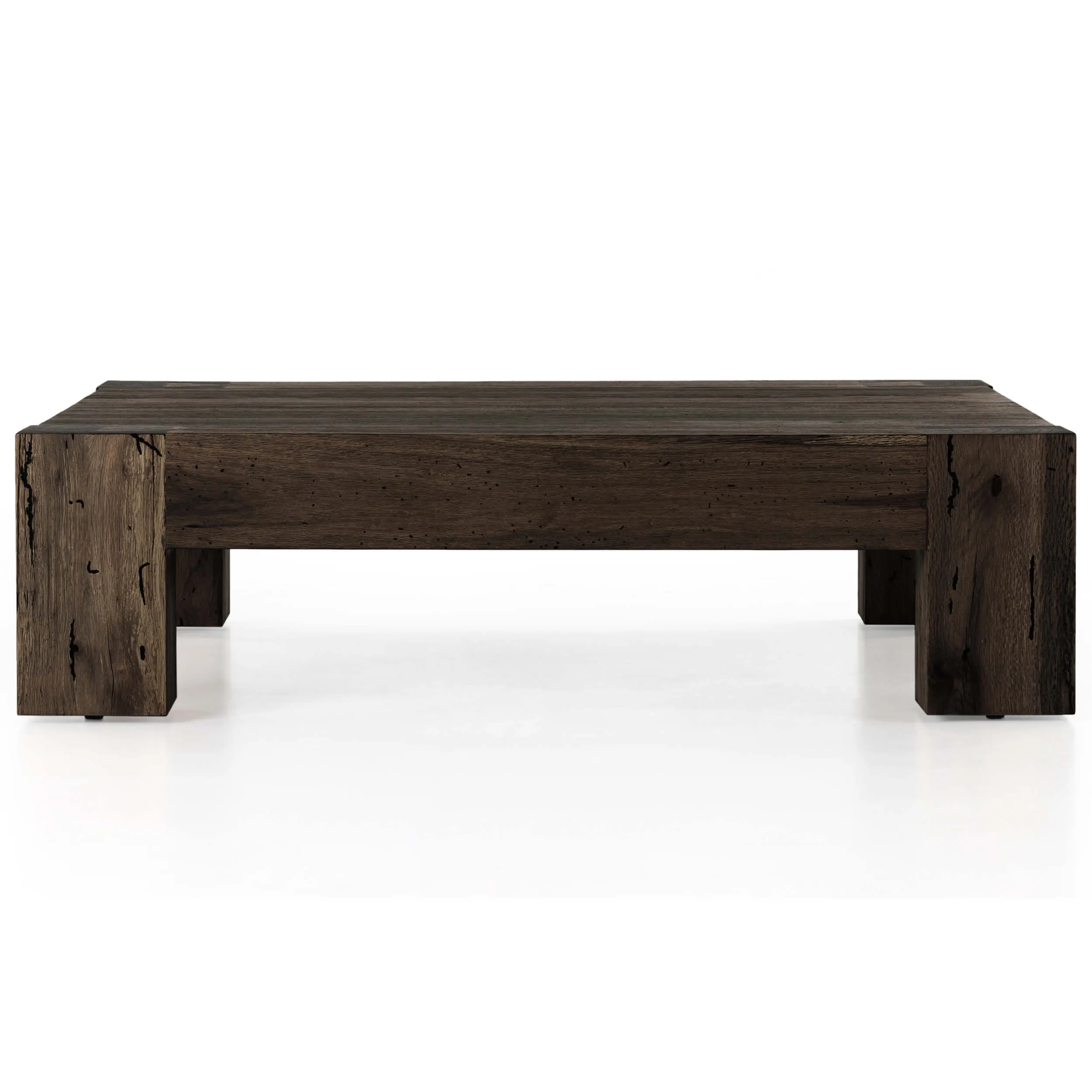 Abaso Coffee Table, Ebony Rustic