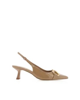 ABBIE - TAUPE PATENT