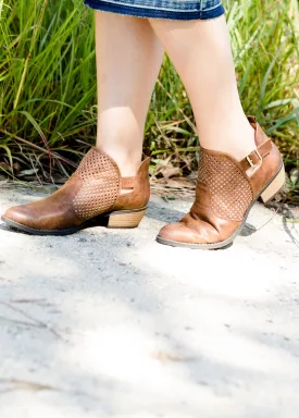 Adjustable Buckle Detail Bootie - FINAL SALE