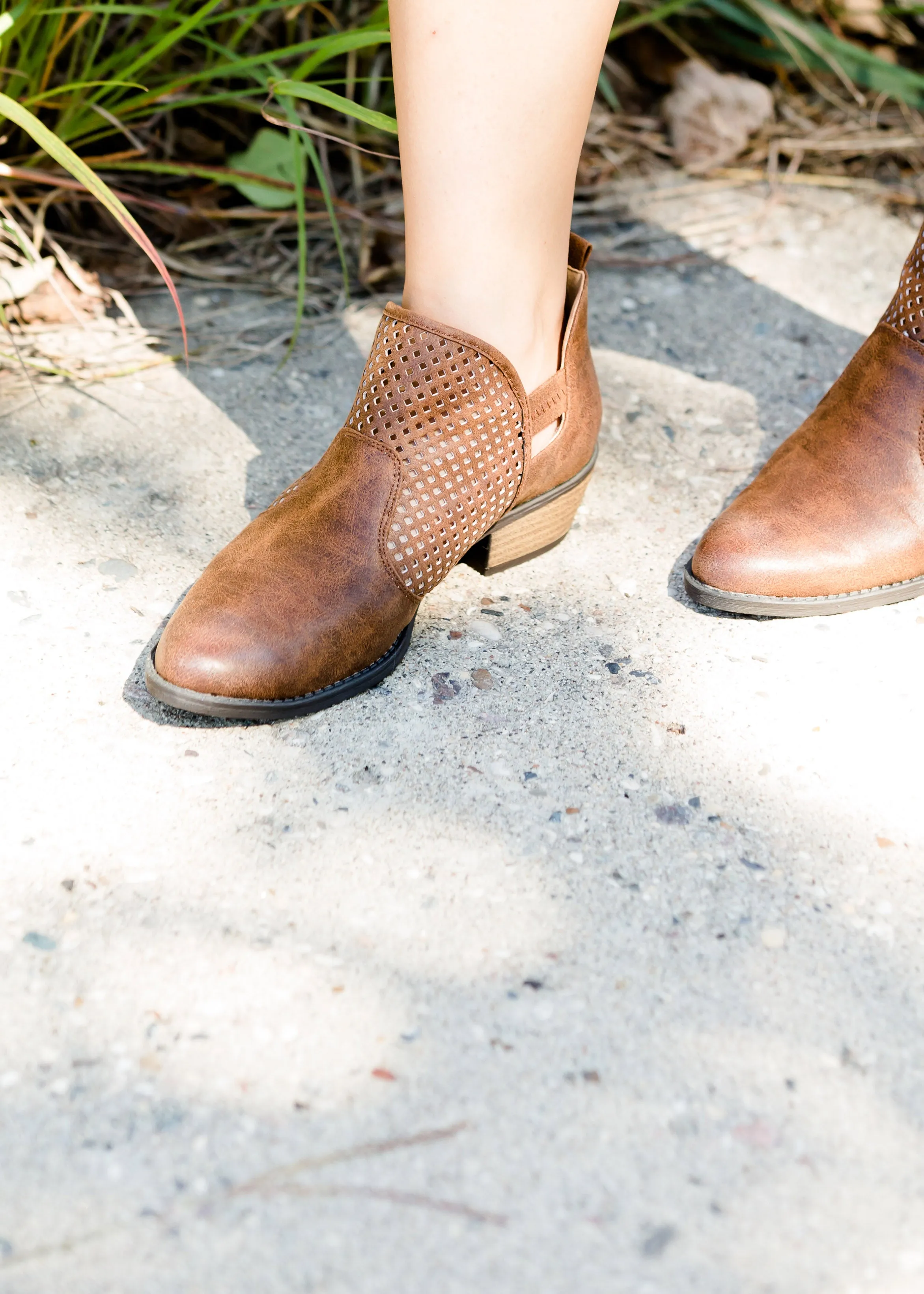 Adjustable Buckle Detail Bootie - FINAL SALE