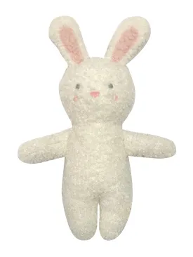 Albetta White Rabbit Rattle Toy