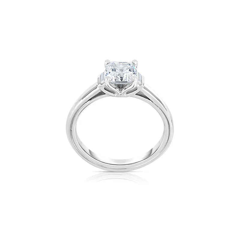 Allasdale Square Cut Diamond Engagement Ring