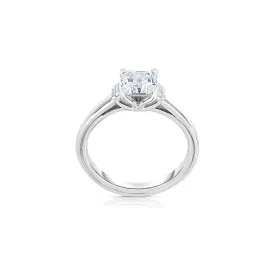 Allasdale Square Cut Diamond Engagement Ring