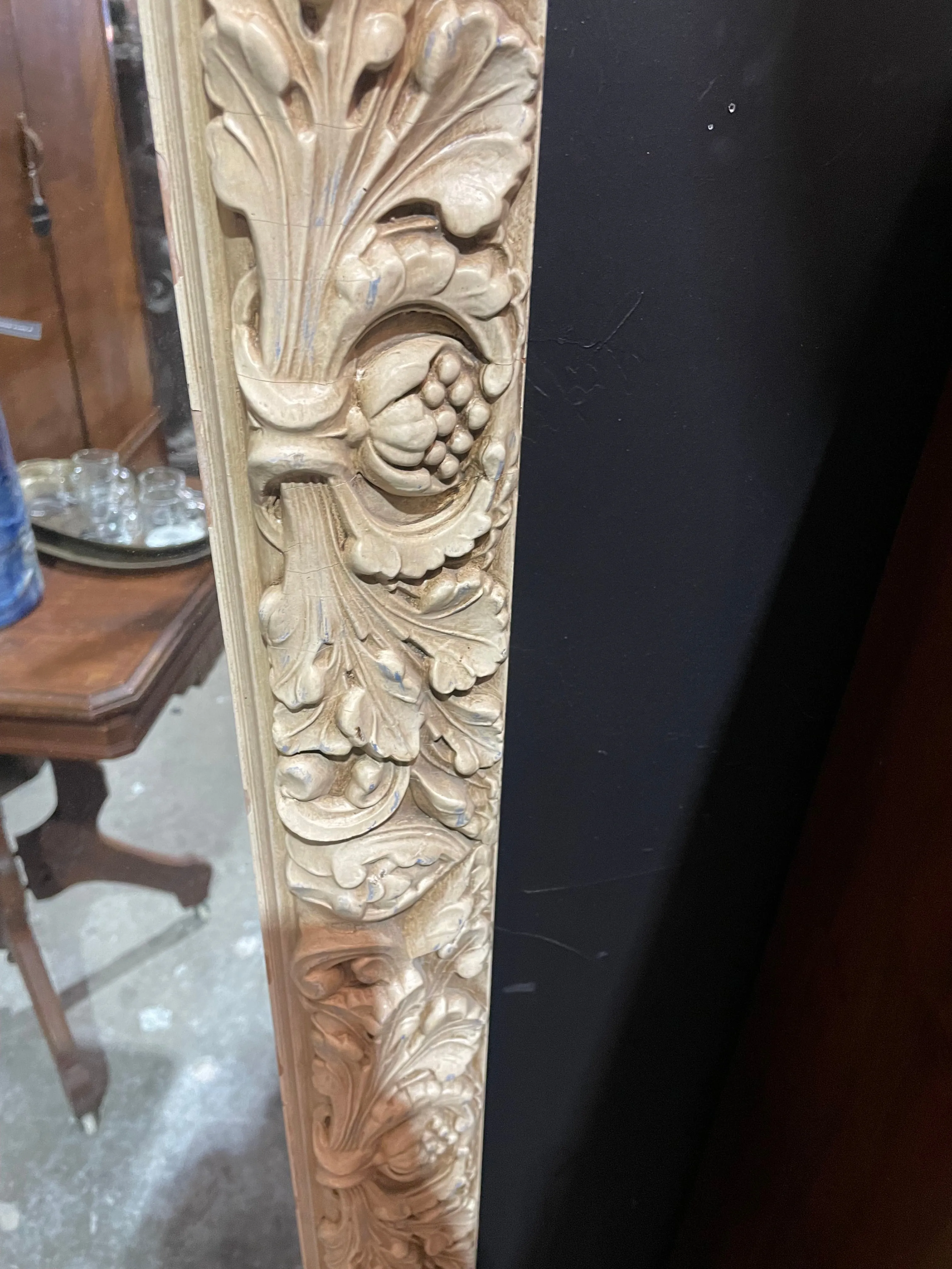 Antique Carved Estate Mirror