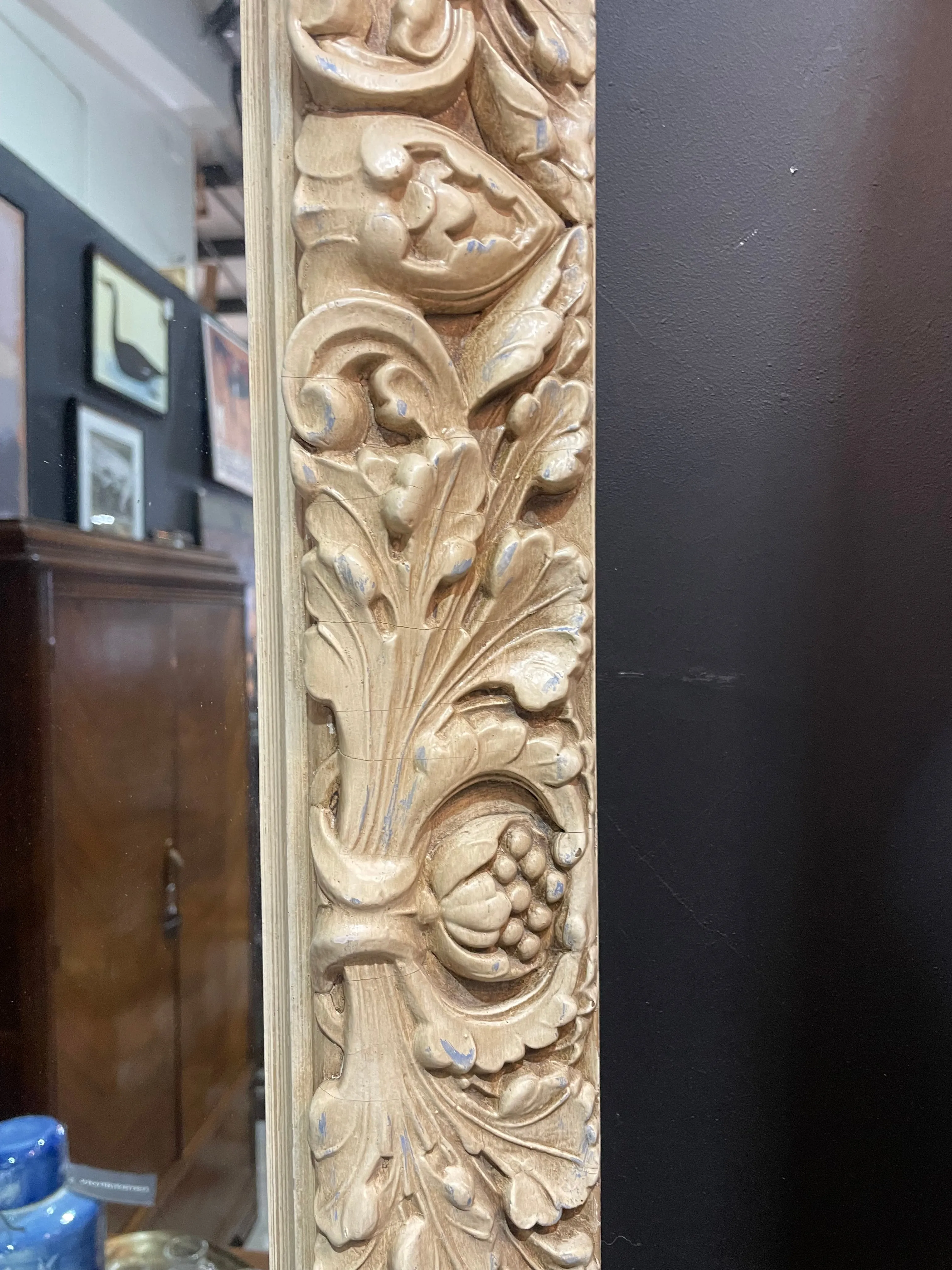 Antique Carved Estate Mirror