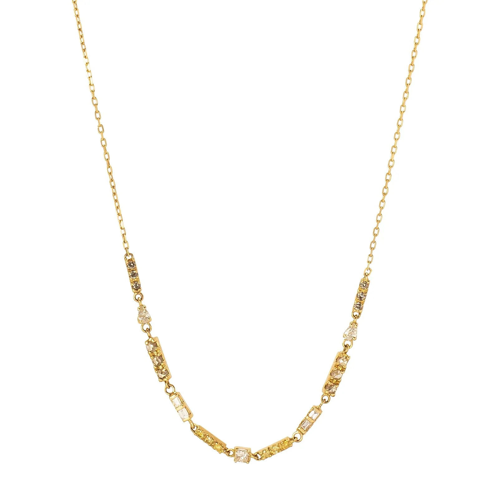 Astro Necklace - Champagne and Salt & Pepper