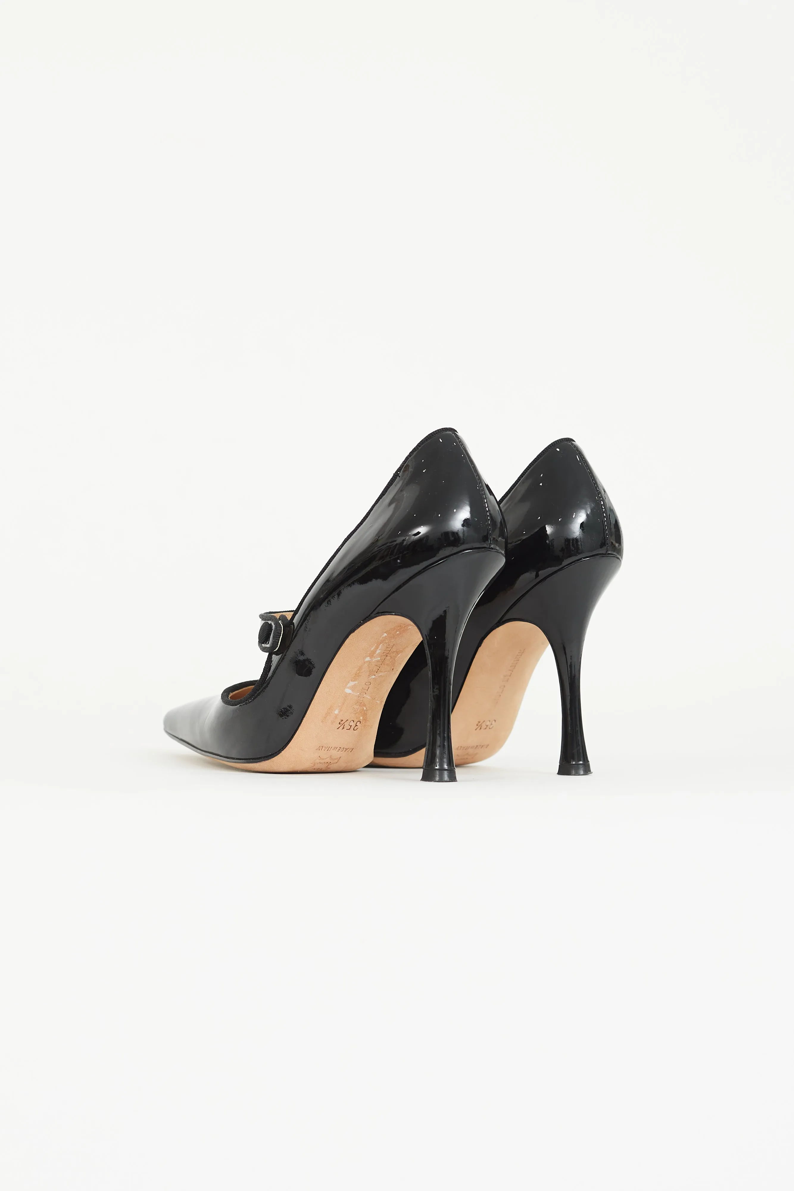 Black Patent Camparinew Pump