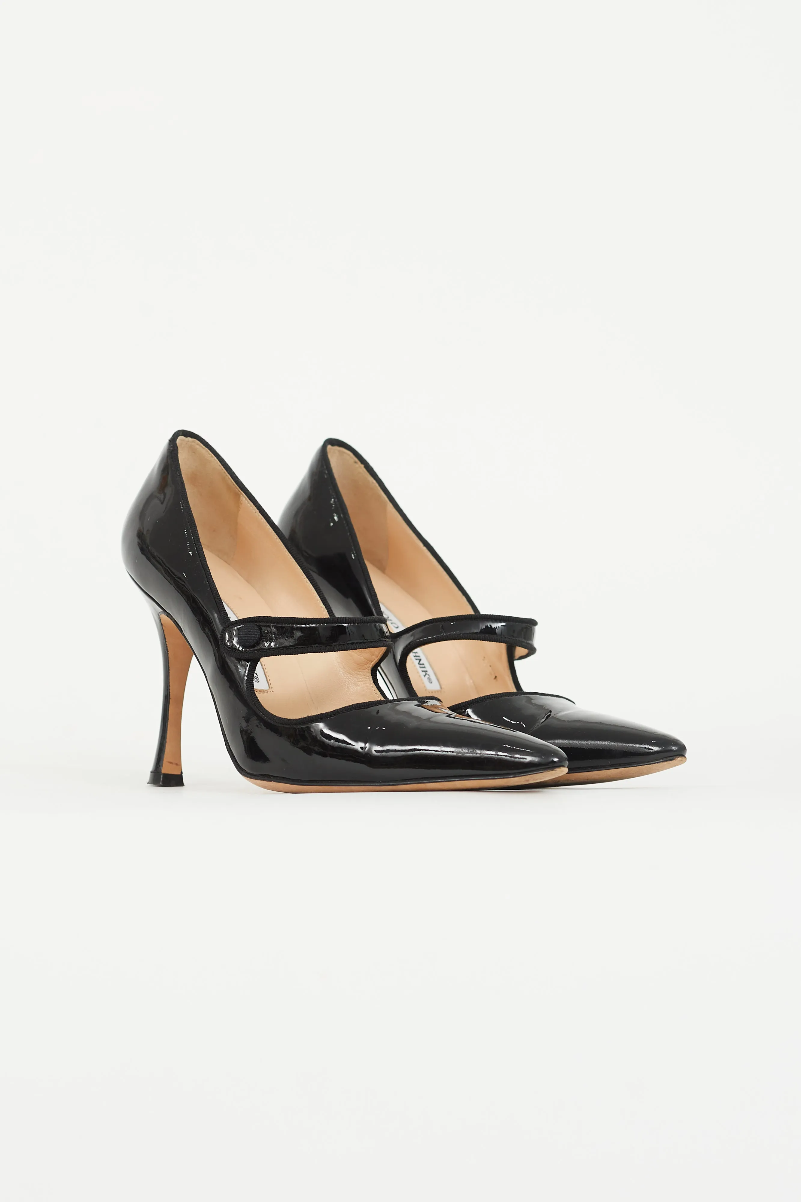 Black Patent Camparinew Pump
