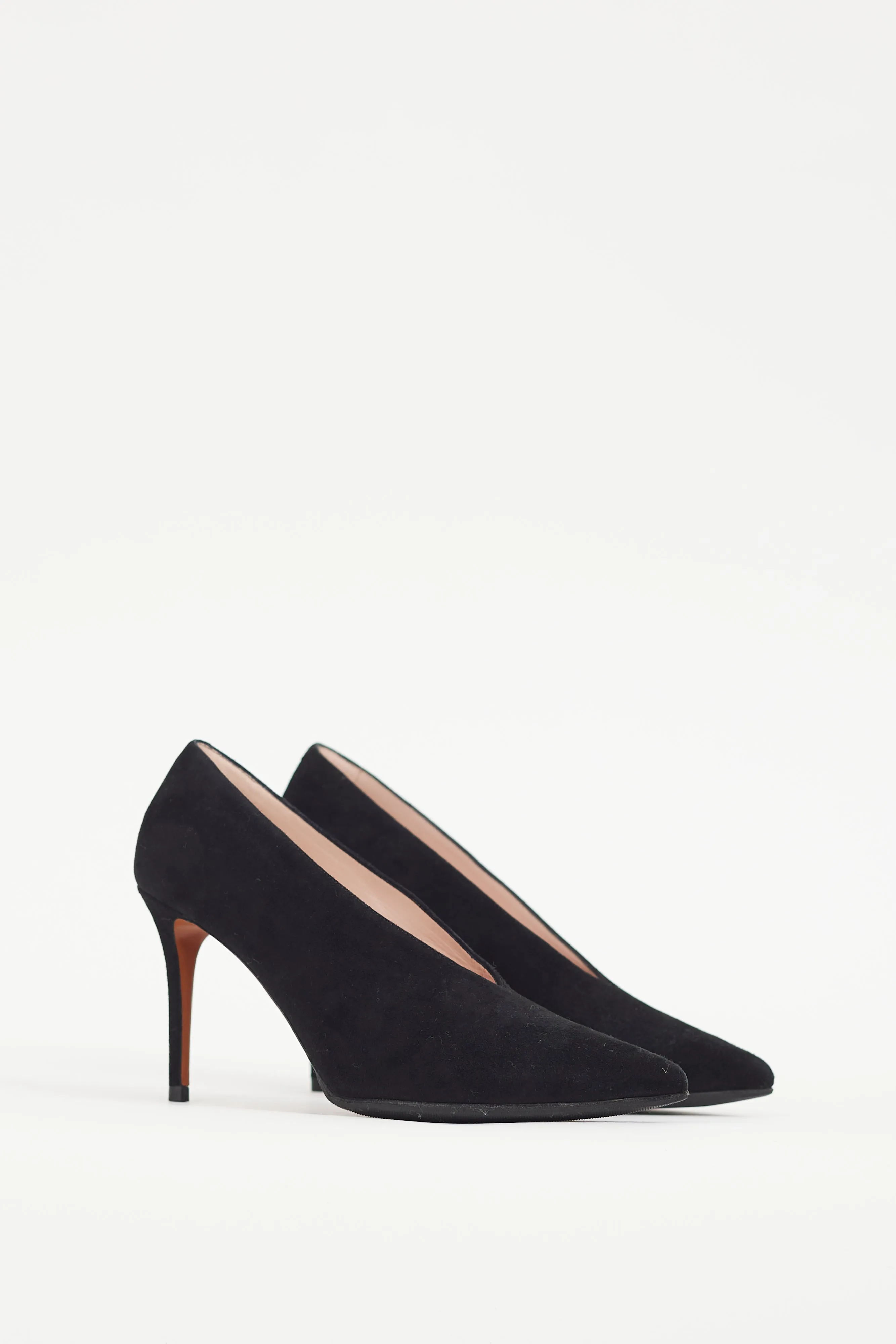 Black Suede Heel