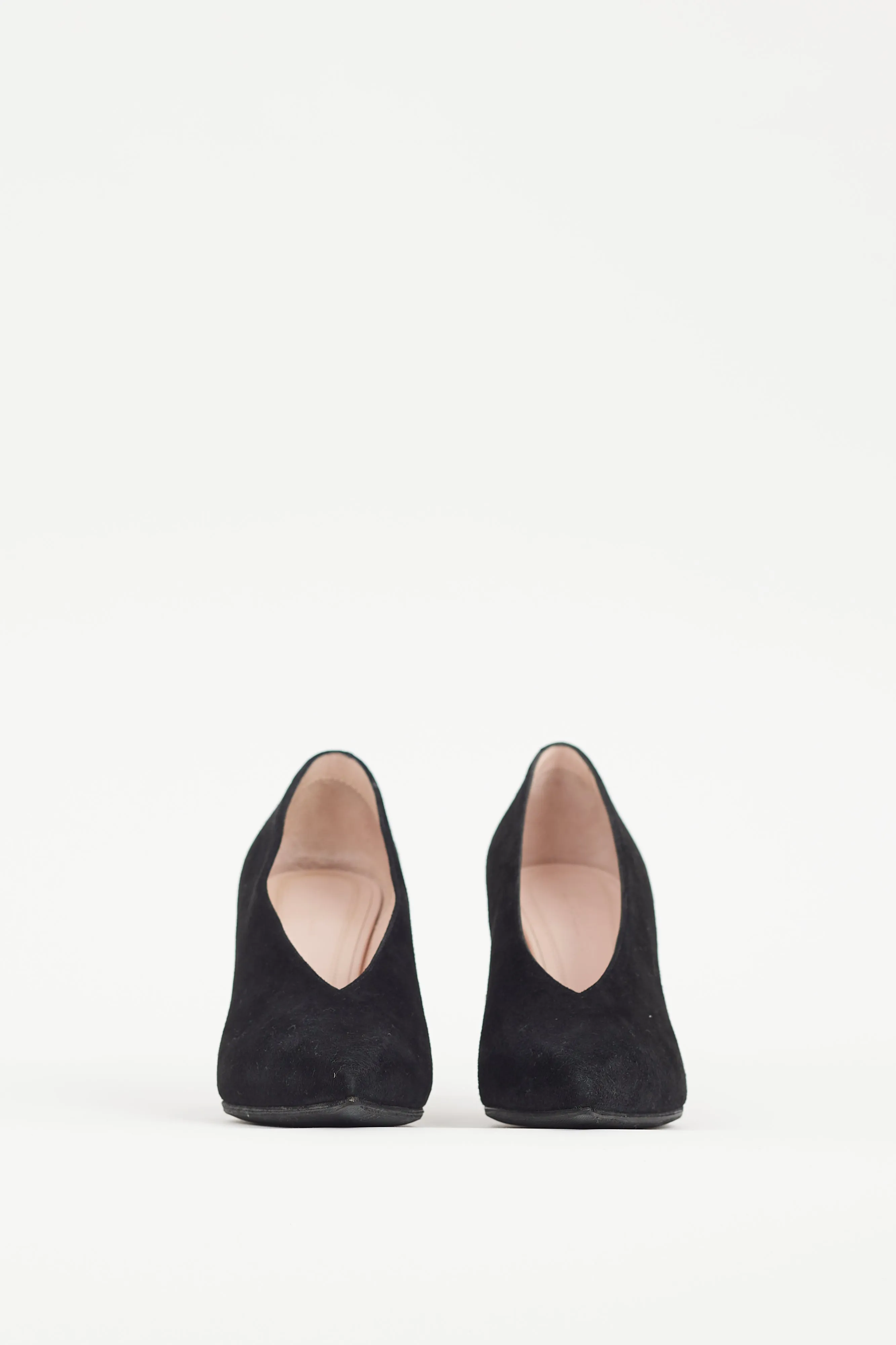 Black Suede Heel