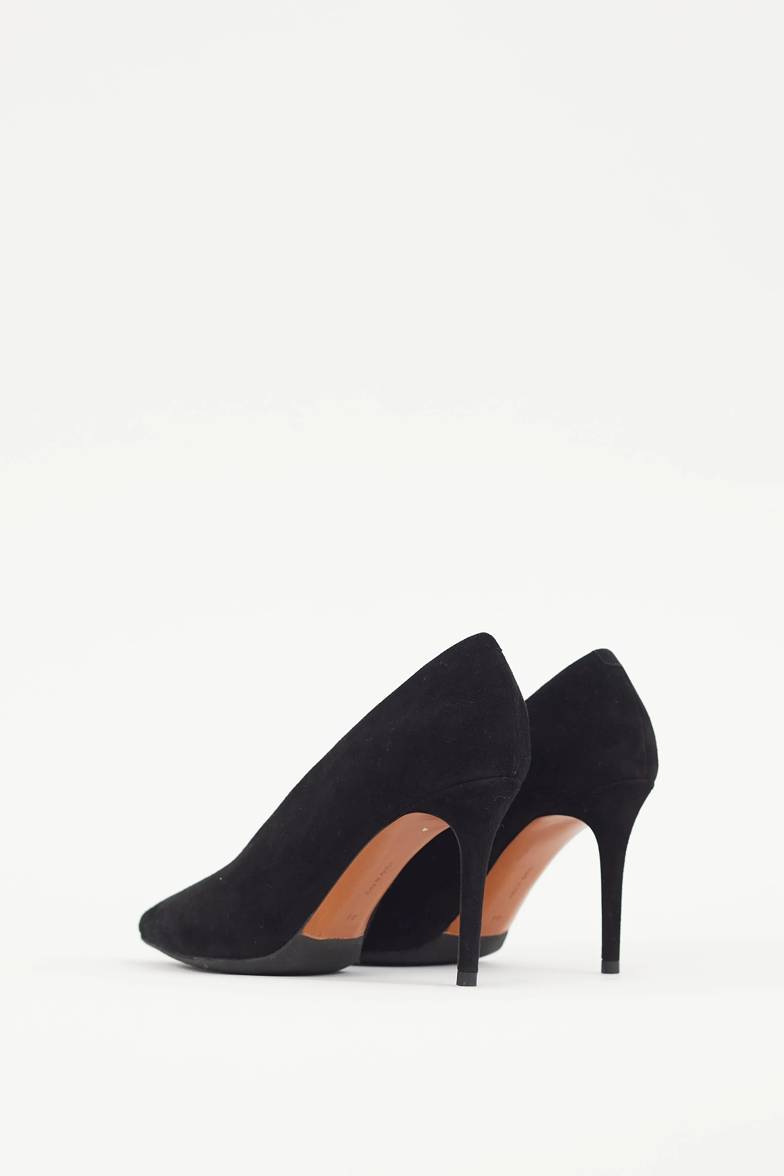 Black Suede Heel