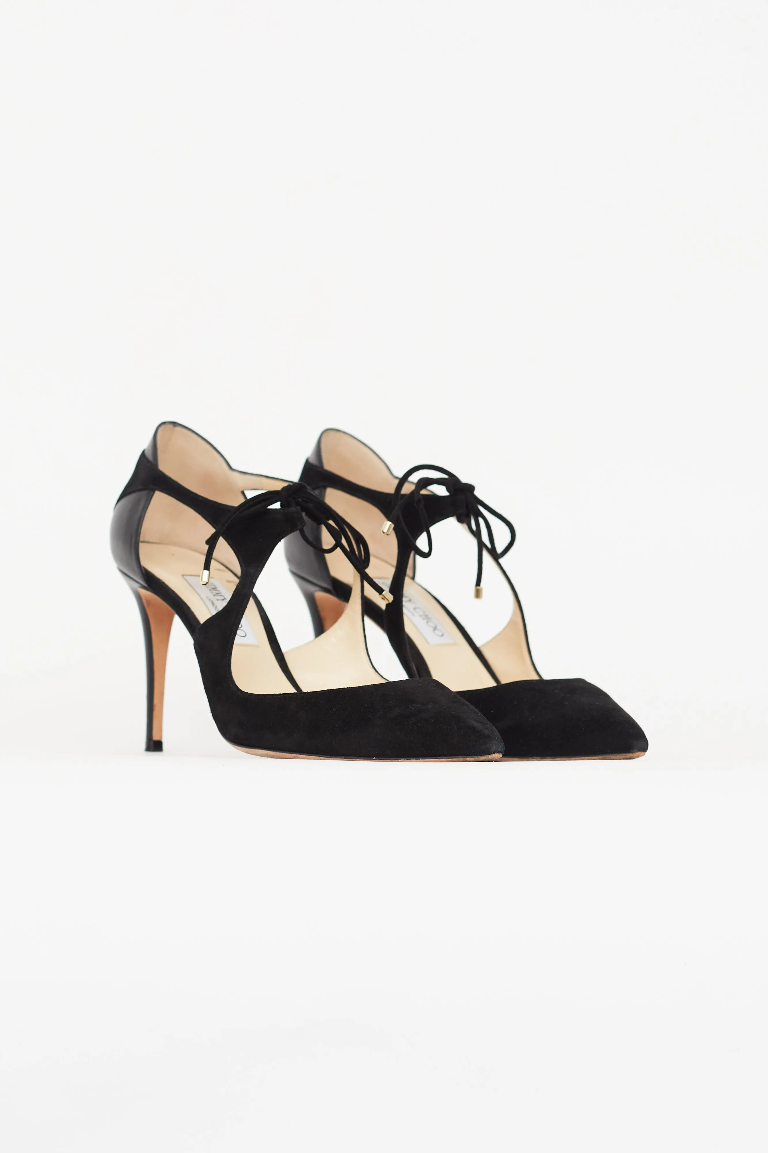 Black Suede Vanessa 85 Heel