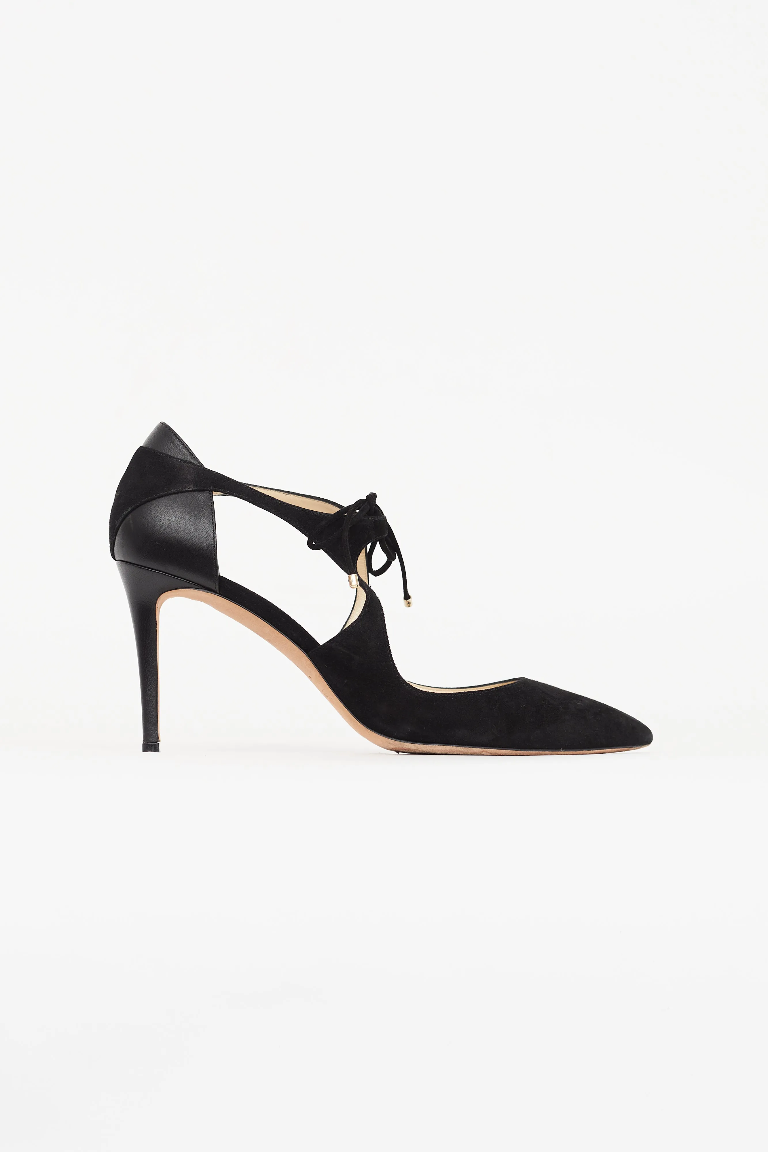 Black Suede Vanessa 85 Heel