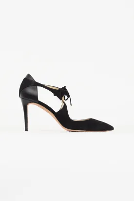 Black Suede Vanessa 85 Heel