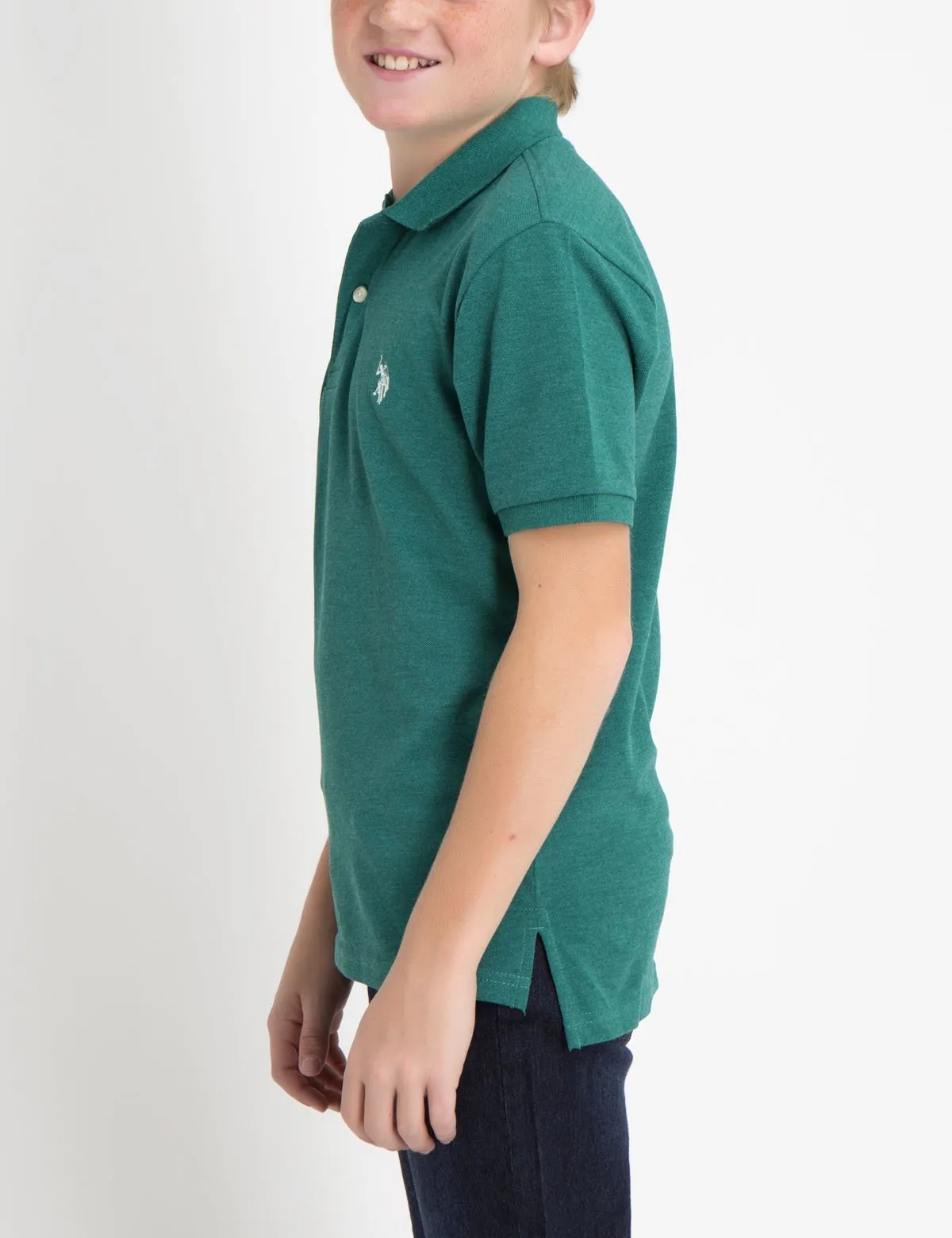 BOYS SMALL LOGO POLO SHIRT