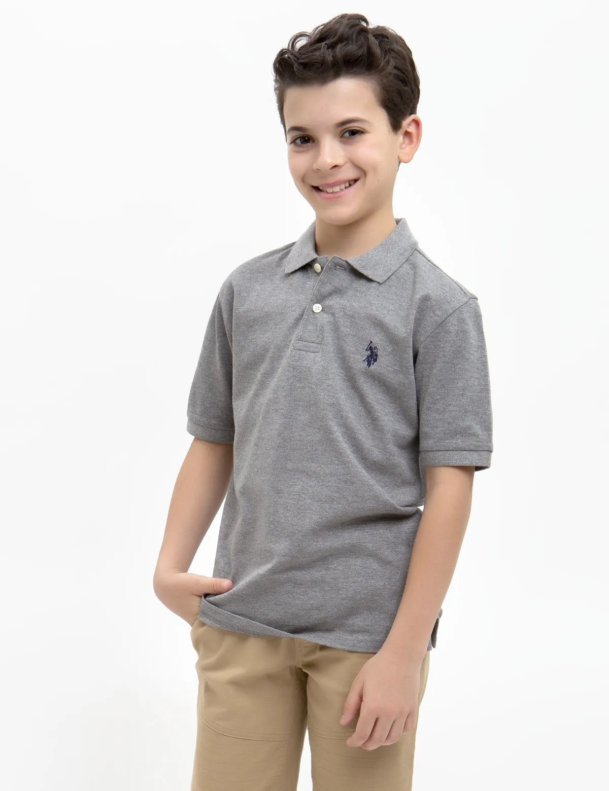 BOYS SMALL LOGO POLO SHIRT