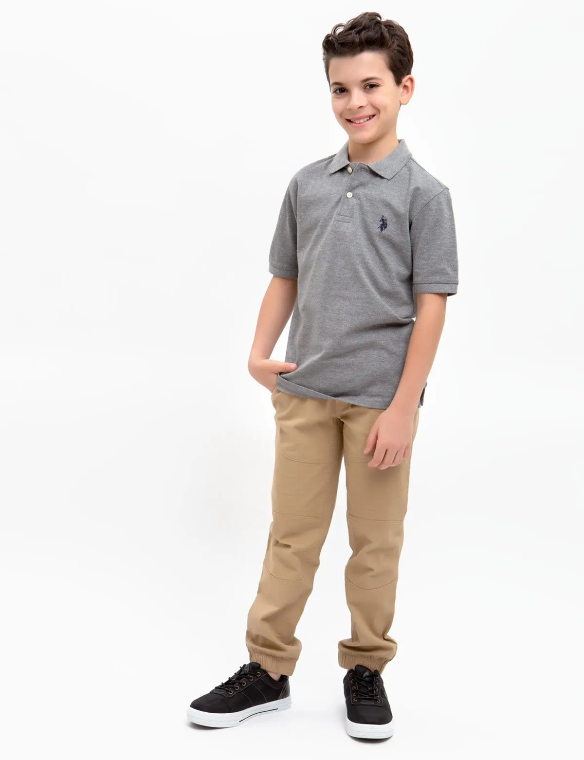 BOYS SMALL LOGO POLO SHIRT