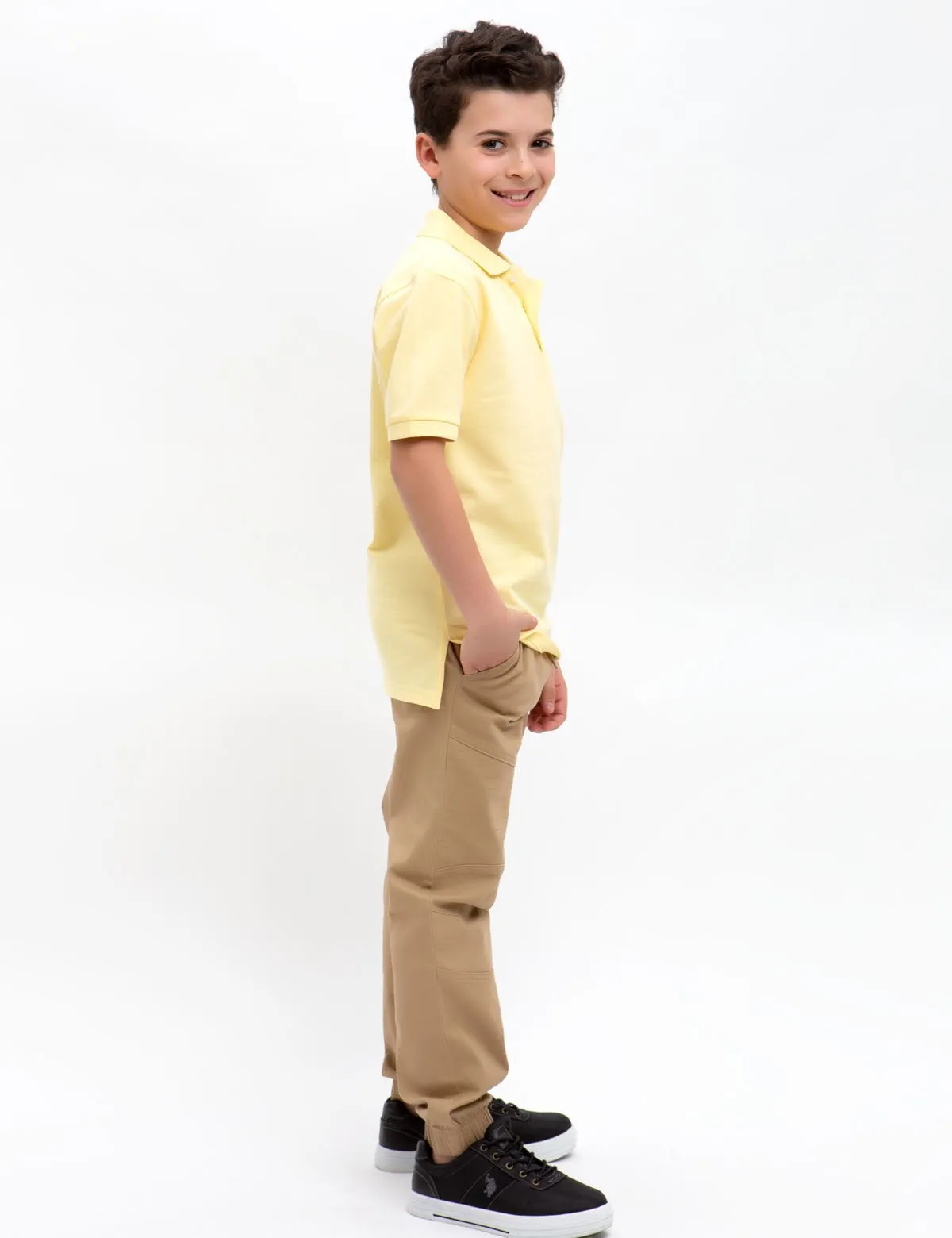 BOYS SMALL LOGO POLO SHIRT