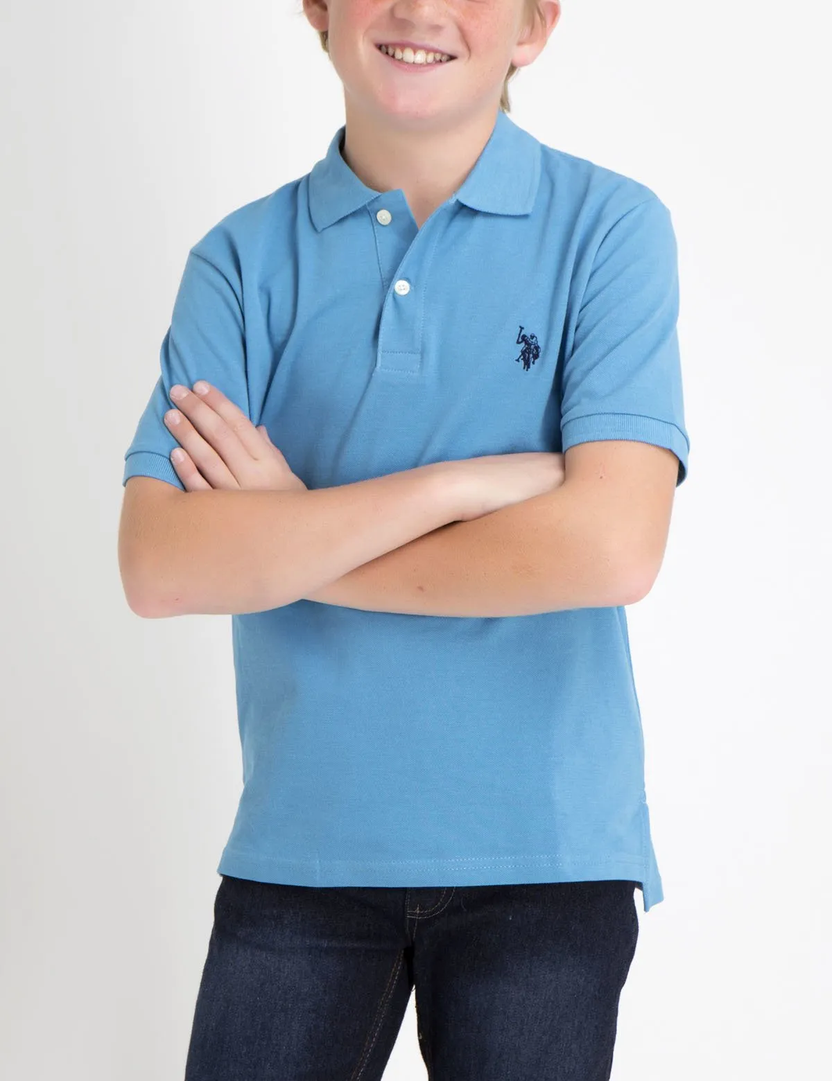 BOYS SMALL LOGO POLO SHIRT