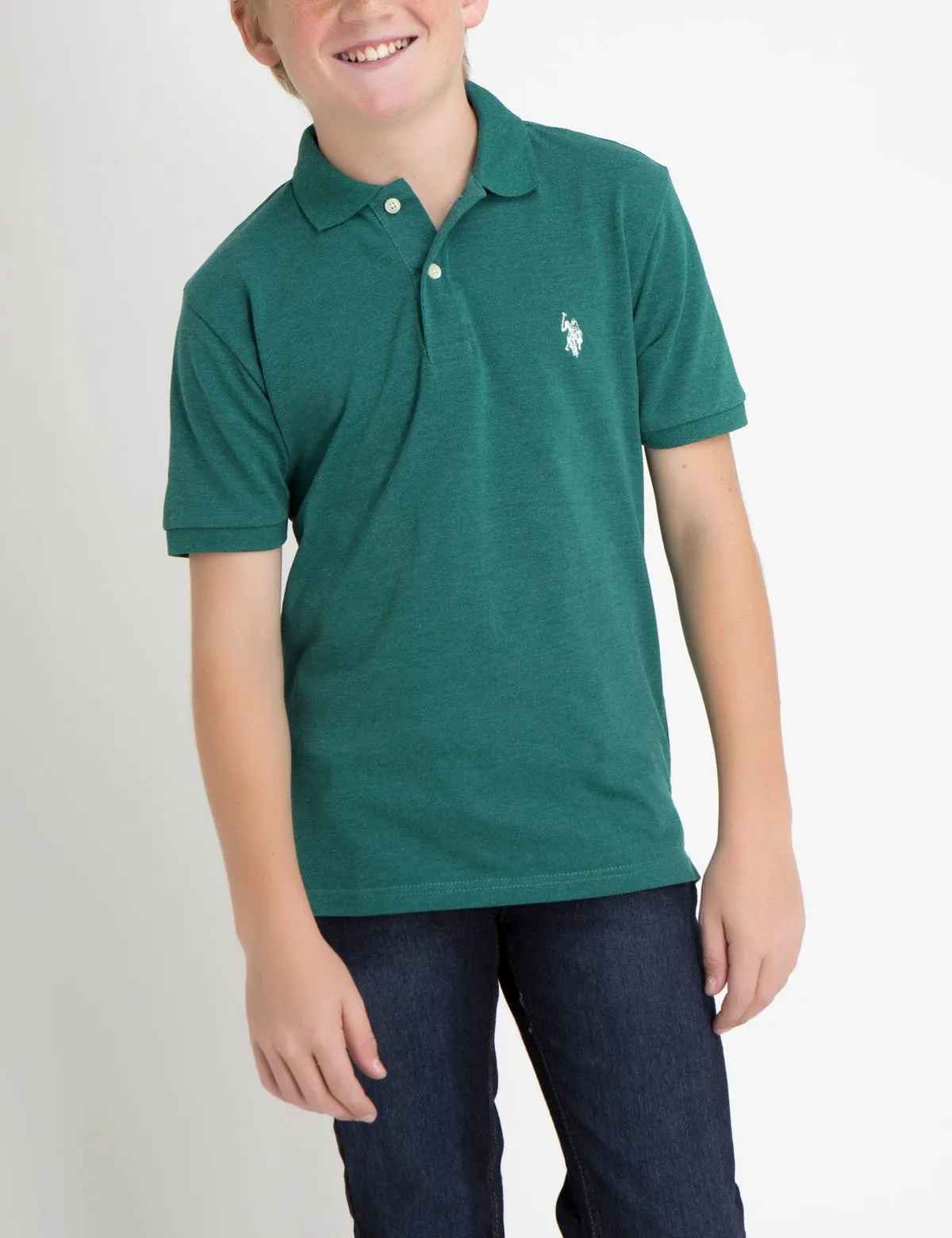 BOYS SMALL LOGO POLO SHIRT