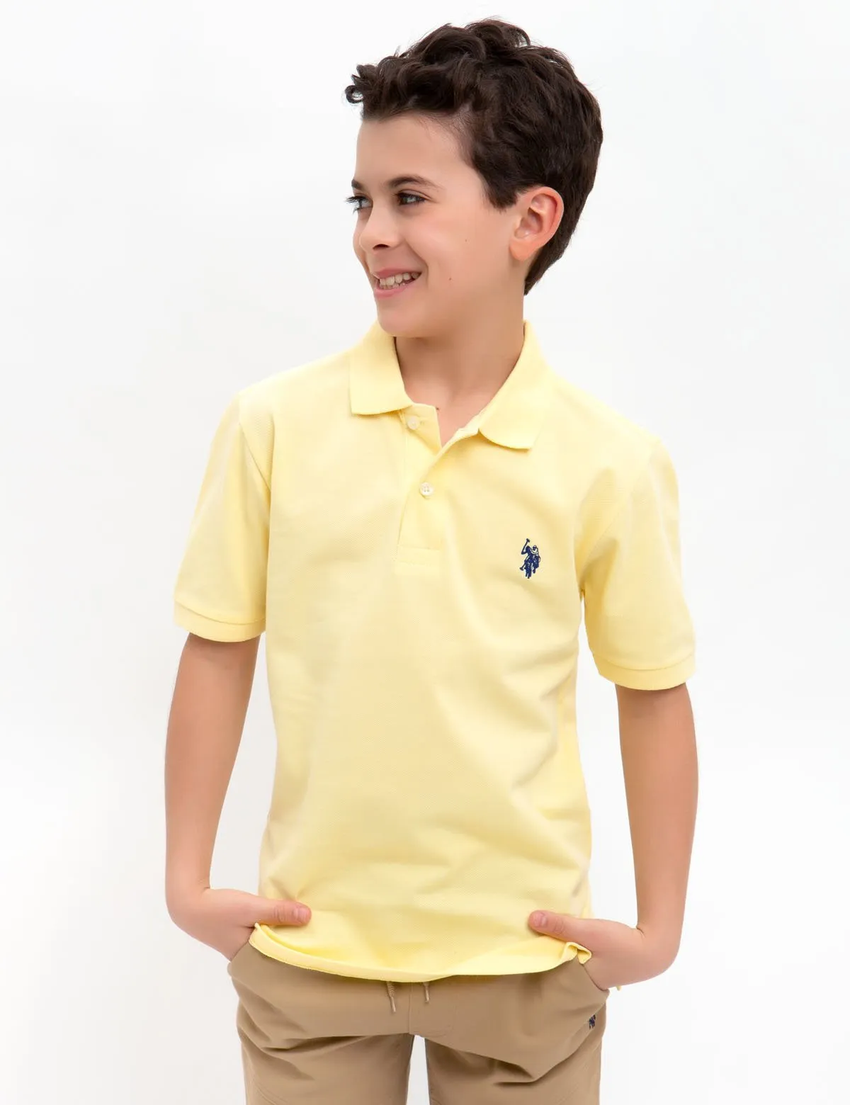 BOYS SMALL LOGO POLO SHIRT