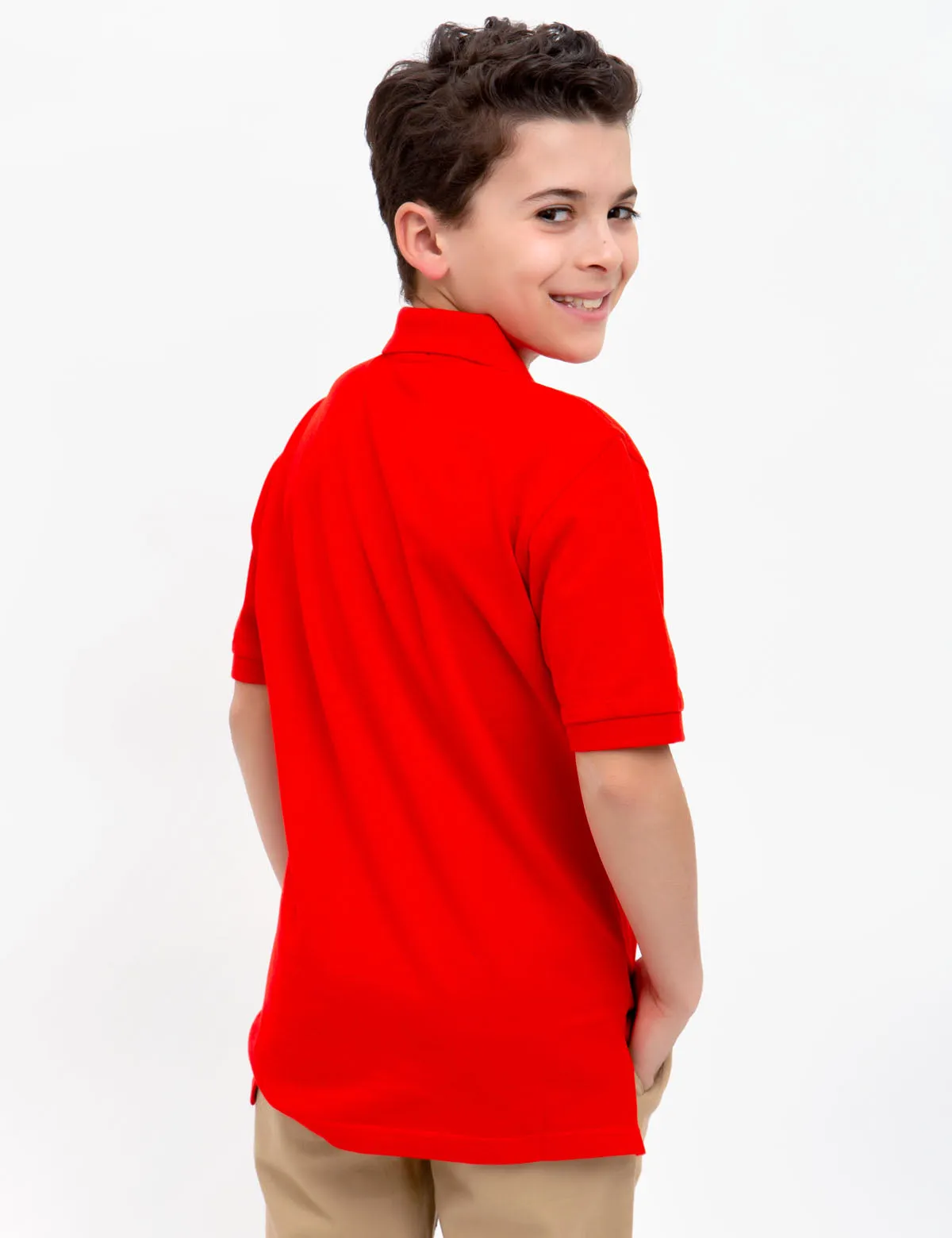 BOYS SMALL LOGO POLO SHIRT