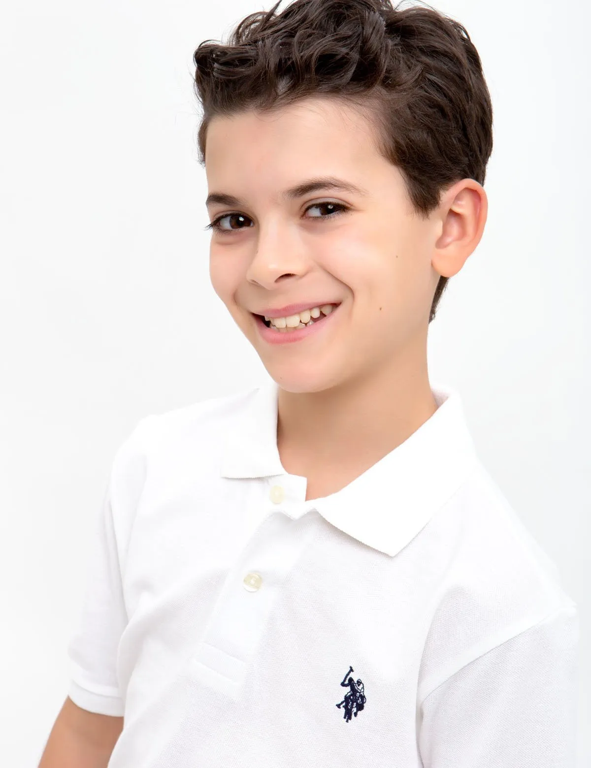 BOYS SMALL LOGO POLO SHIRT