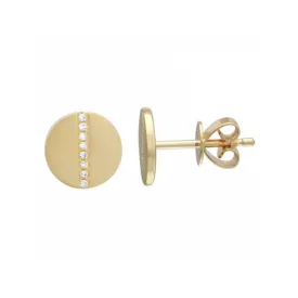 BRIDGETTE GOLD AND DIAMOND EARRINGS