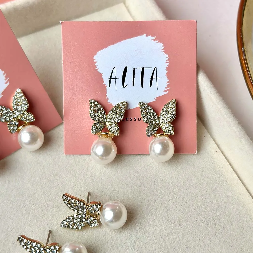 Butterfly Studs (Golden)
