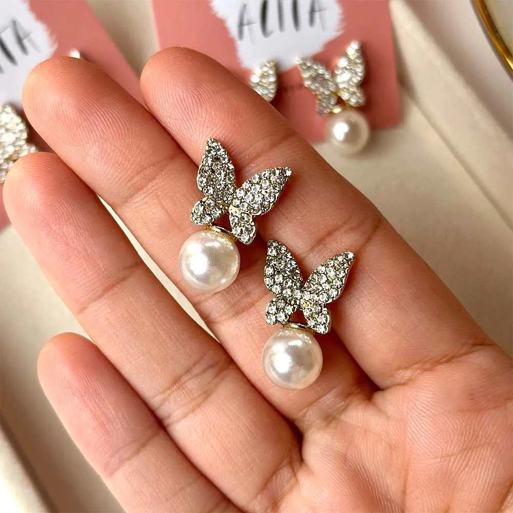 Butterfly Studs (Golden)