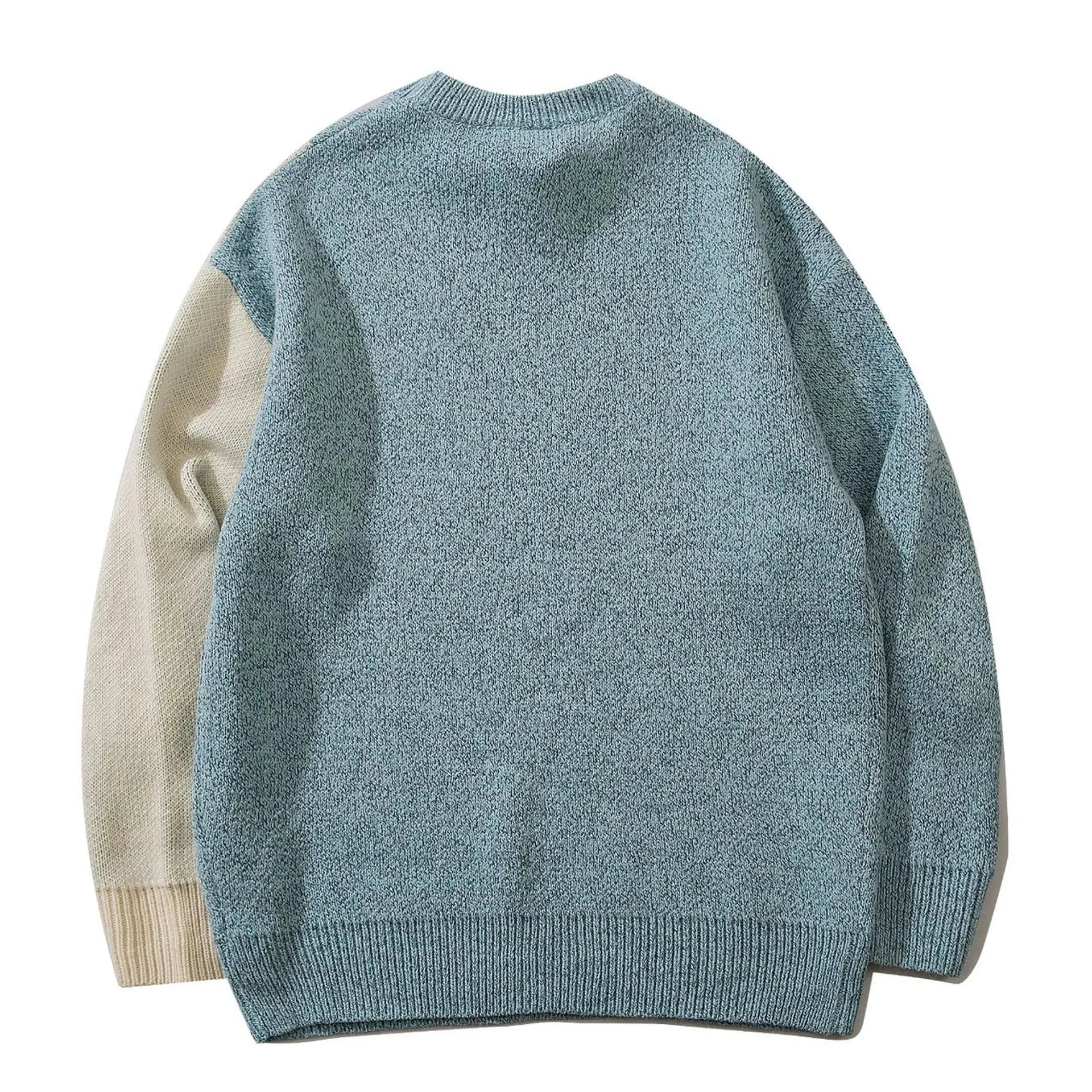 Cartoon Penguin Design Knitted Sweater