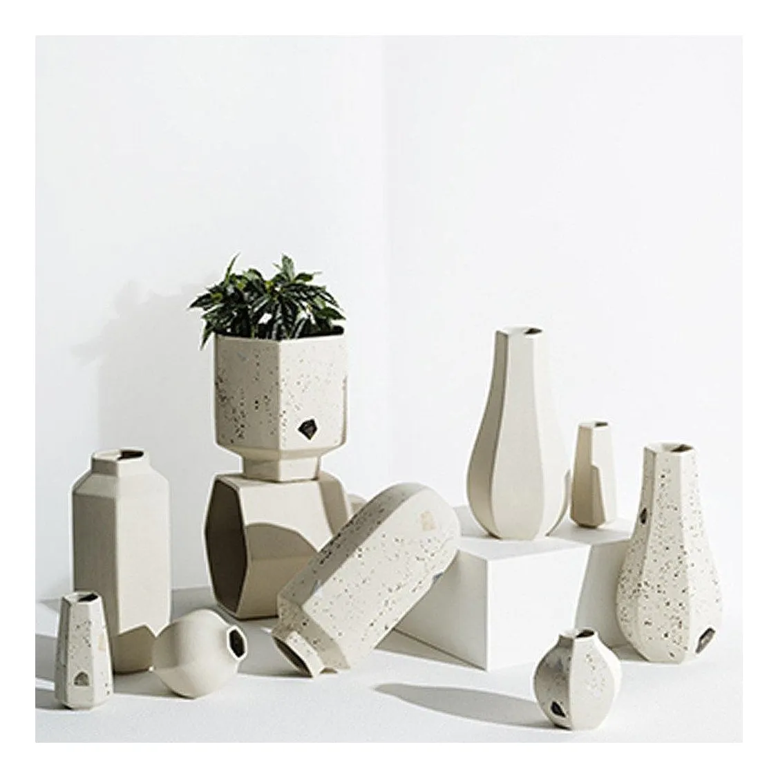 Carved Vase - Confetti