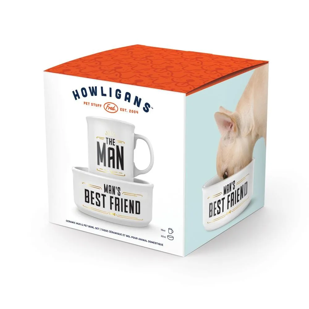 CERAMIC MUG   DOG BOWL SET