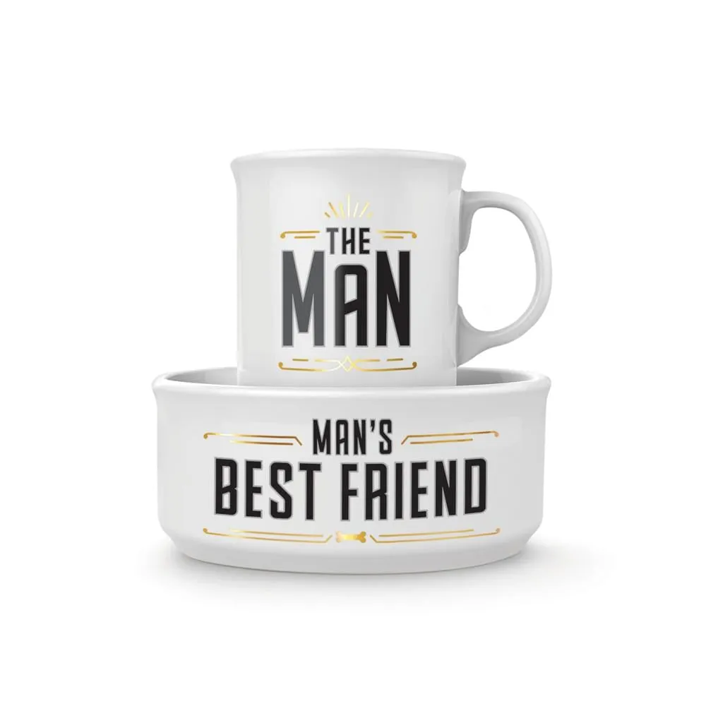 CERAMIC MUG   DOG BOWL SET