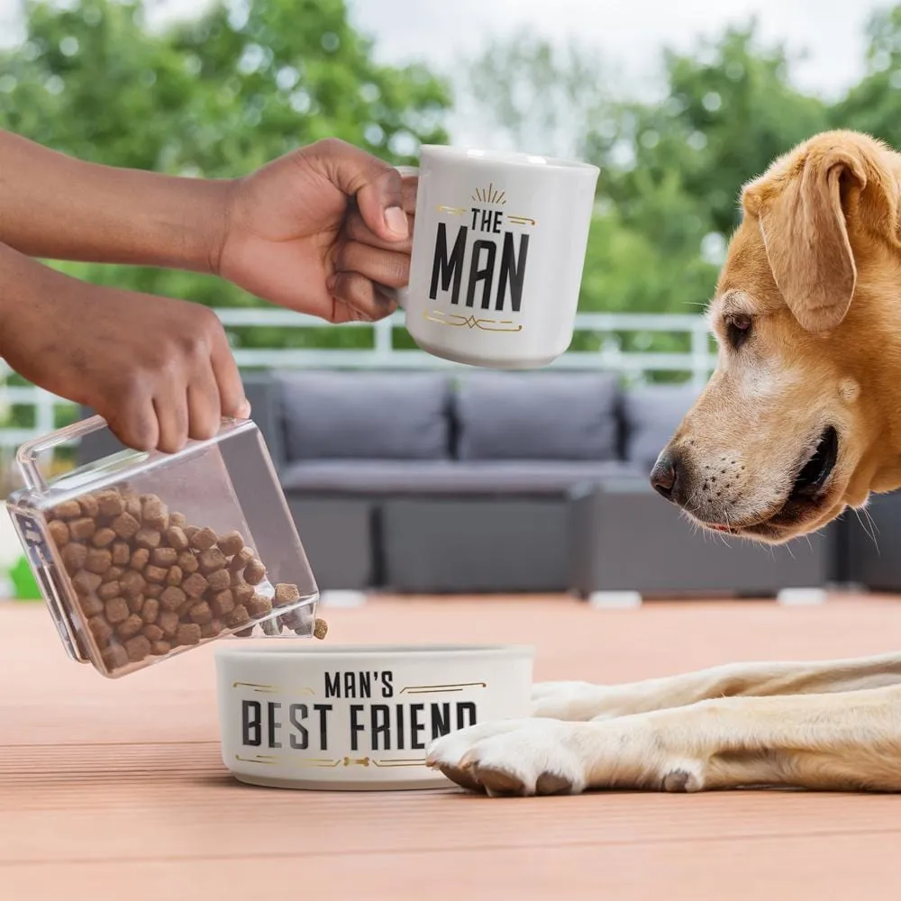 CERAMIC MUG   DOG BOWL SET