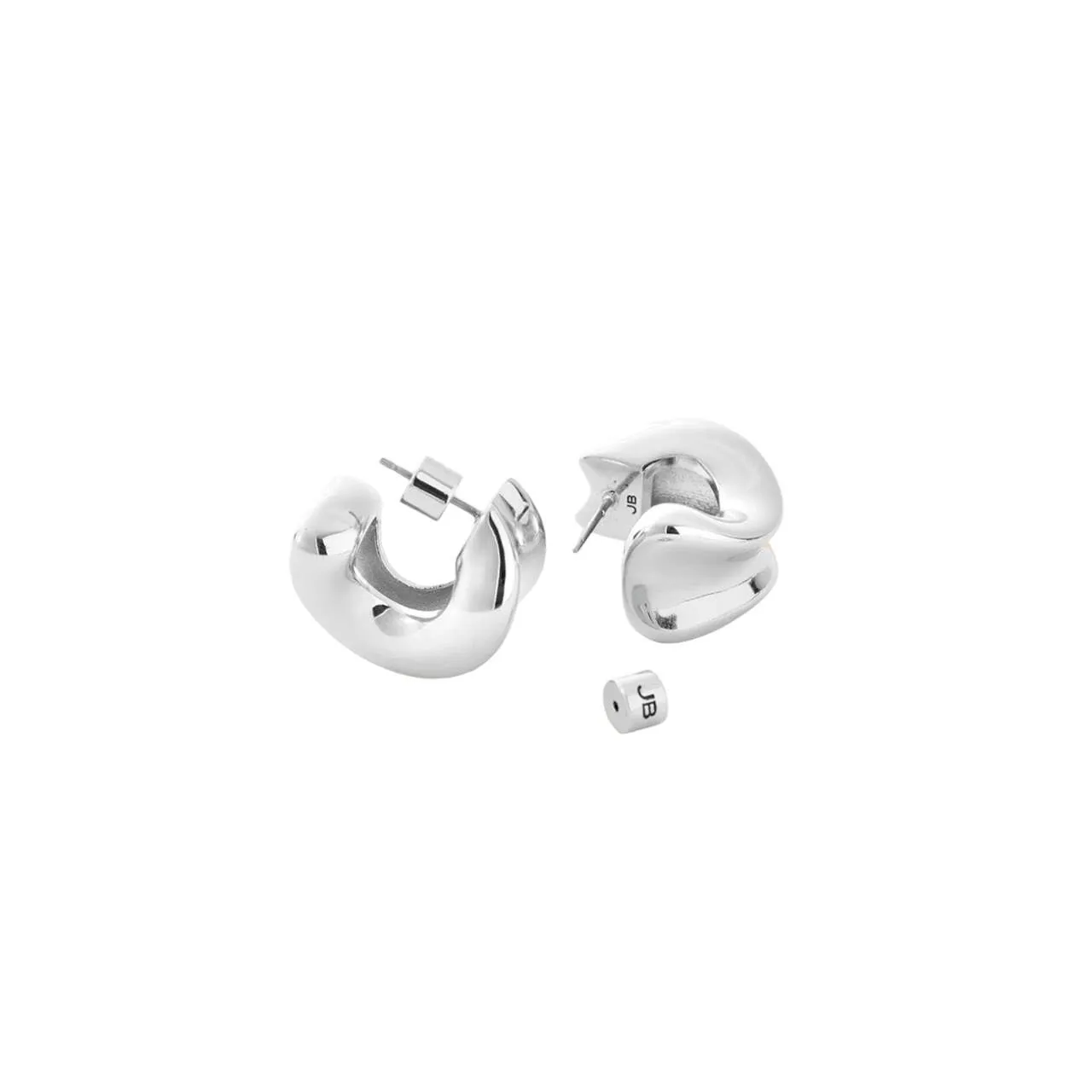 Chunky Doune Hoops - Silver