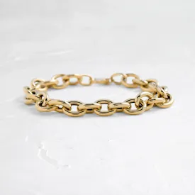 Chunky Oval Chain Bracelet - In Stock