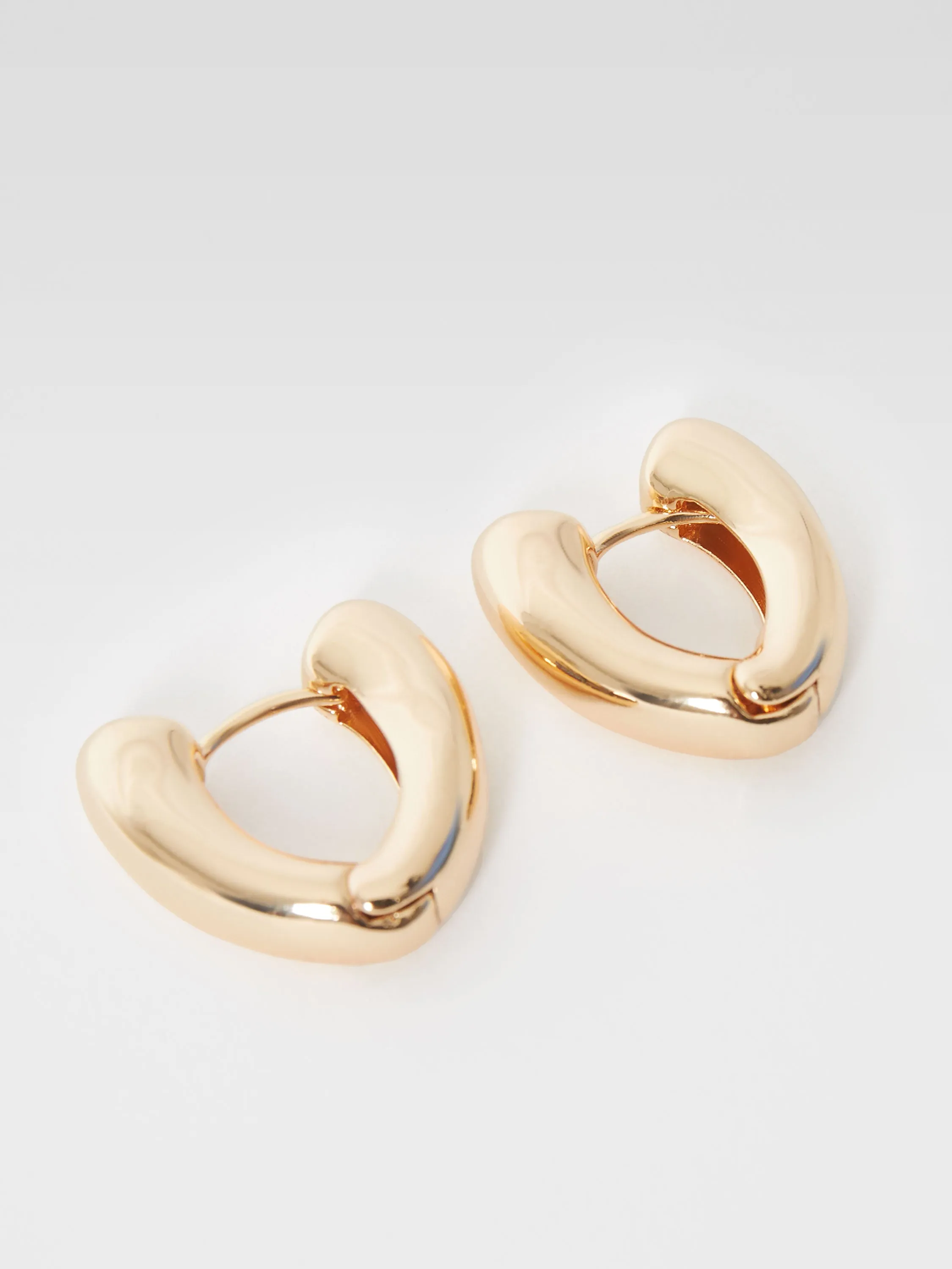 Chunky Oval Hoop Earrings