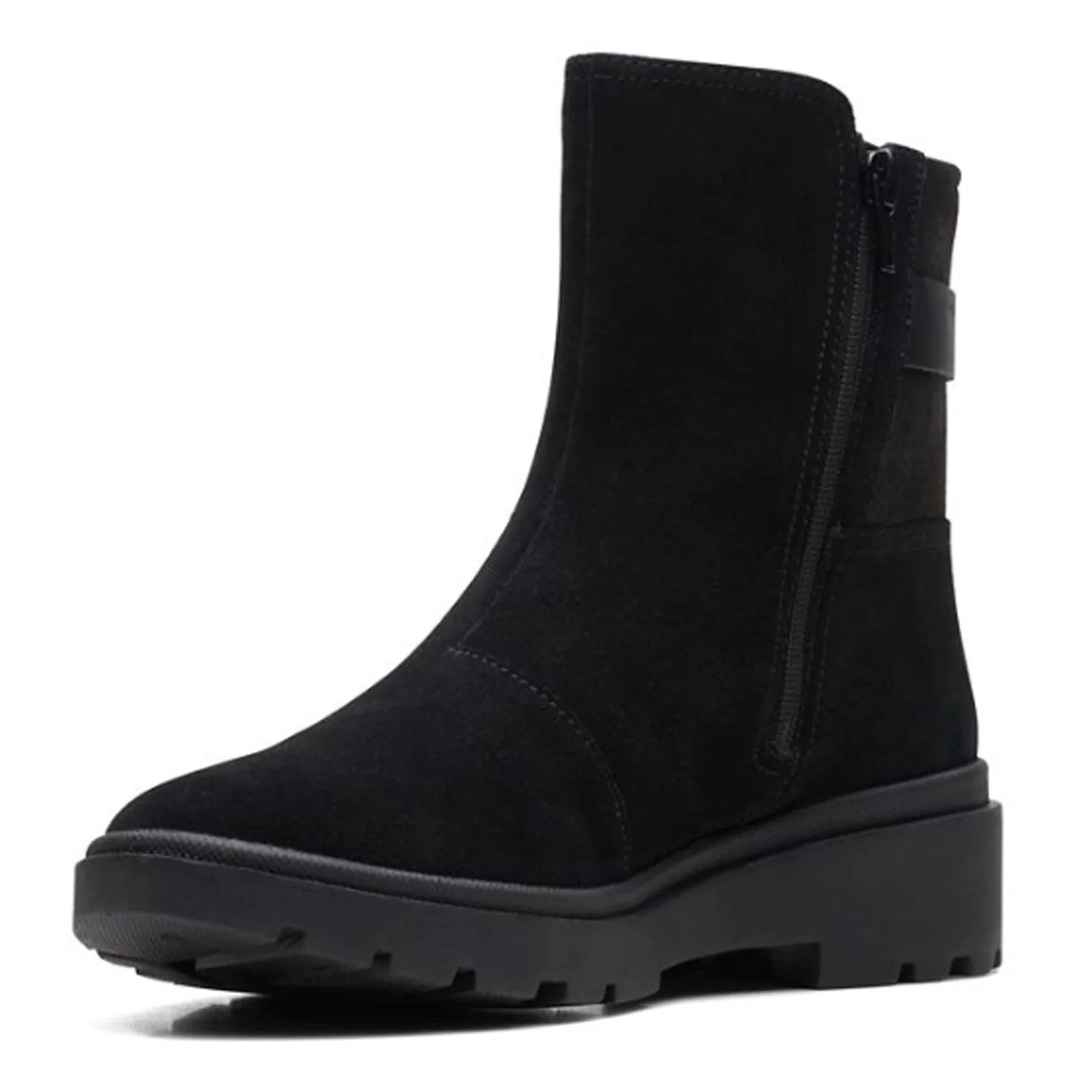 Clarks Women's Calla Mid Boot Black 26167405